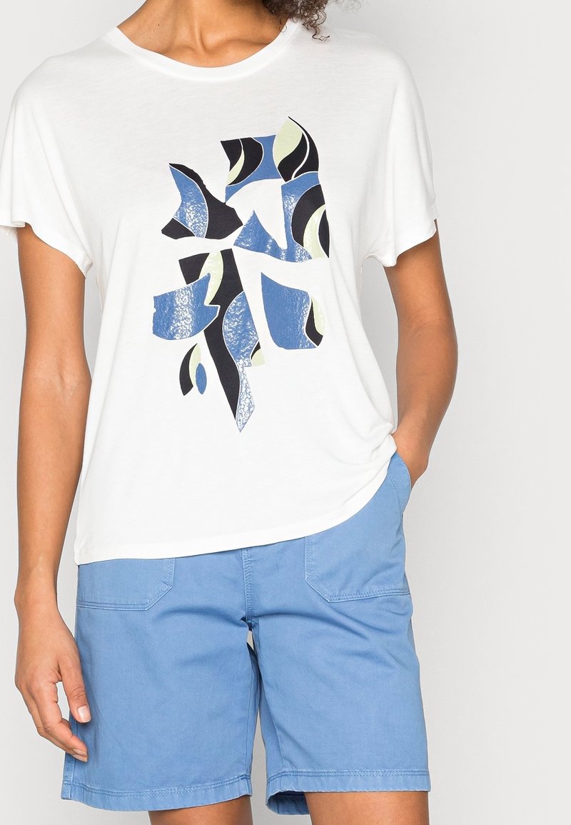 Esprit Collection Triko s potiskem - off-white