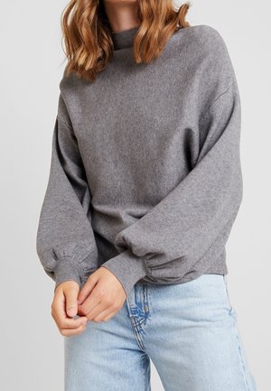 Strickpullover - mottled grey