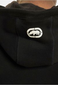 ecko unltd. Mikina s kapucí - black offwhite