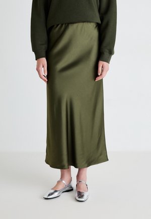 SKIRT - A-line skjørt - khaki