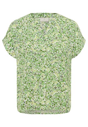 Kaffe KAMAJA AMBER - Bluse - green petite flowers