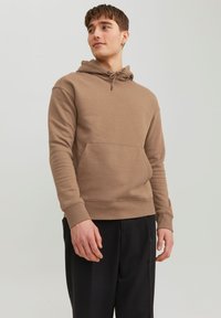 Jack & Jones - JJESTAR BASIC HOOD - Kapuzenpullover - otter Thumbnail-Bild 1