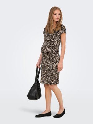 ONLY MATERNITY, OLMLOVELY 2-pack Short - Jersey dress - black
