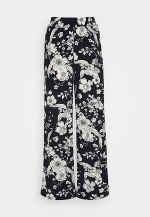 Anna Field Pantalones - black/off white