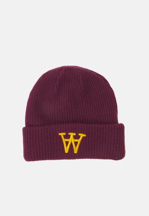 Wood Wood BEANIE - Gorro - burgundy