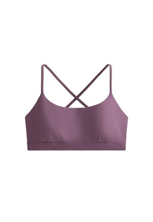 OYSHO COMFORTLUX LIGHT-SUPPORT WITH CROSSOVER STRAPS - Sportovní podprsenky s lehkou oporou - purple