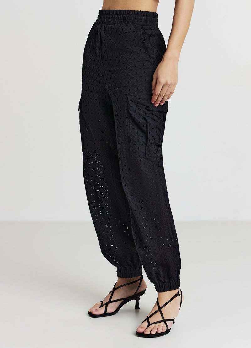 Calliope Pantalon cargo - ultrablack