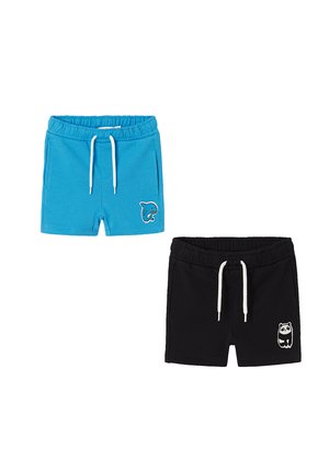 2ER-SET RELAXED FIT - Tracksuit bottoms - schwarz blau