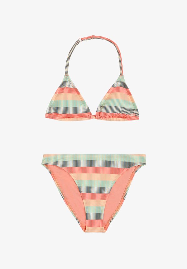 ESSENTIALS TRIANGLE SET - Bikini - stipple stripe