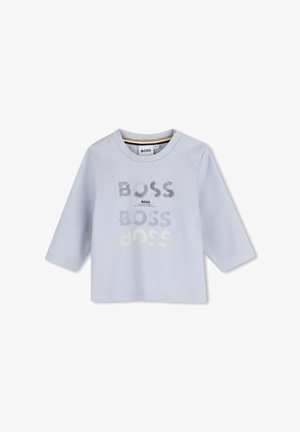 BOSS Kidswear, LONG SLEEVE T-SHIRT TODDLER BABY - Top s dlhým rukávom - pale blue