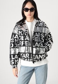Karl Lagerfeld Jeans JACKET - Lengva striukė - silver/black