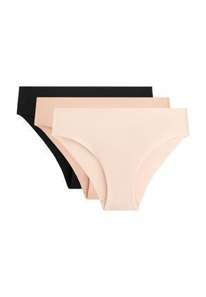3 INVISIBLE COTTON BLEND CLASSIC - Trusser - black