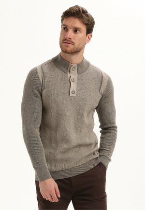 STANDUP COLLAR - Džemper - taupe
