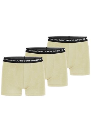 normani Outdoor Sports 3ER PACK MERINO FUNKTIONS BOXERSHORTS - Boxerbriefs - wollweiß