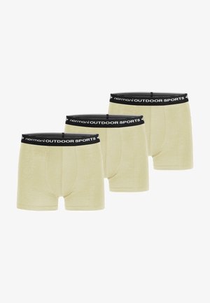 normani Outdoor Sports 3ER PACK MERINO FUNKTIONS BOXERSHORTS - Trunks - wollweiß