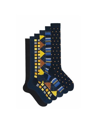 6 PACK FANCY GIFT BOX - Knee high socks - assortment 4
