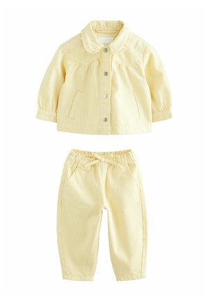 Next STRIPE  SET - Ľahká bunda - ochre yellow