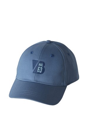 Blaues Baseballcap mit gesticktem "VB est. 63"-Logo auf der Vorderseite, ausgestattet mit gestickten Belüftungslöchern und gebogenem Schirm.