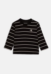 Calvin Klein Jeans UNISEX - Top s dlouhým rukávem - black/white