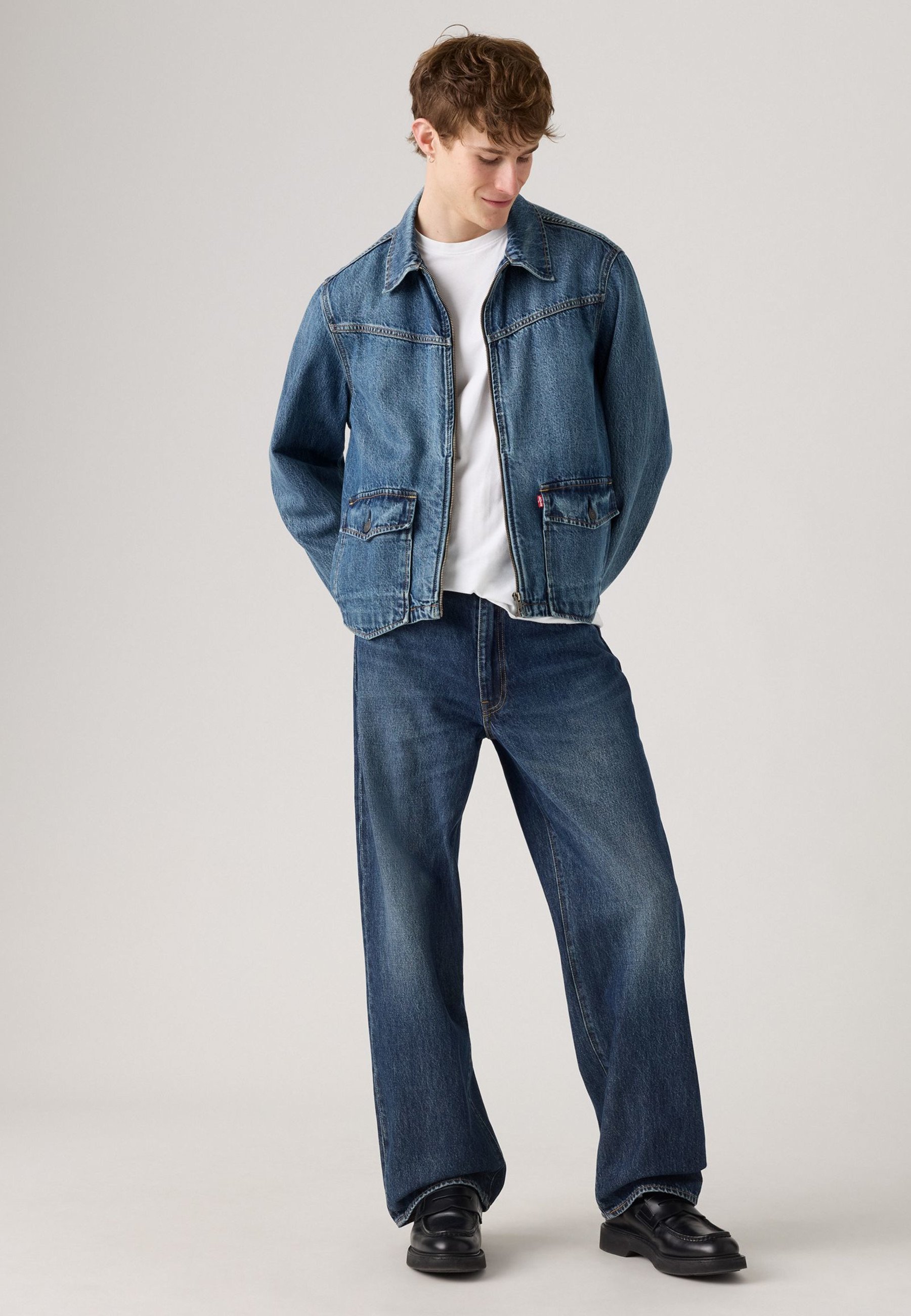 Levi's® 578® BAGGY - Baggy Jeans - vintage bags/dark-blue denim