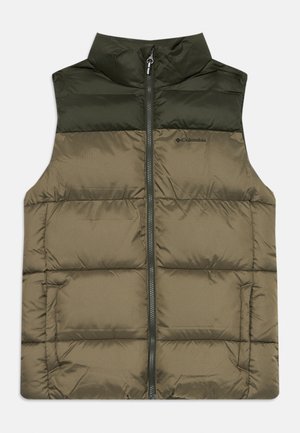 PUFFECT VEST UNISEX - Veste sans manches - stone green/ greenscape