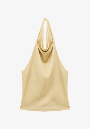 Koton, COWL NECK BLOUSE . - Top - gold-coloured