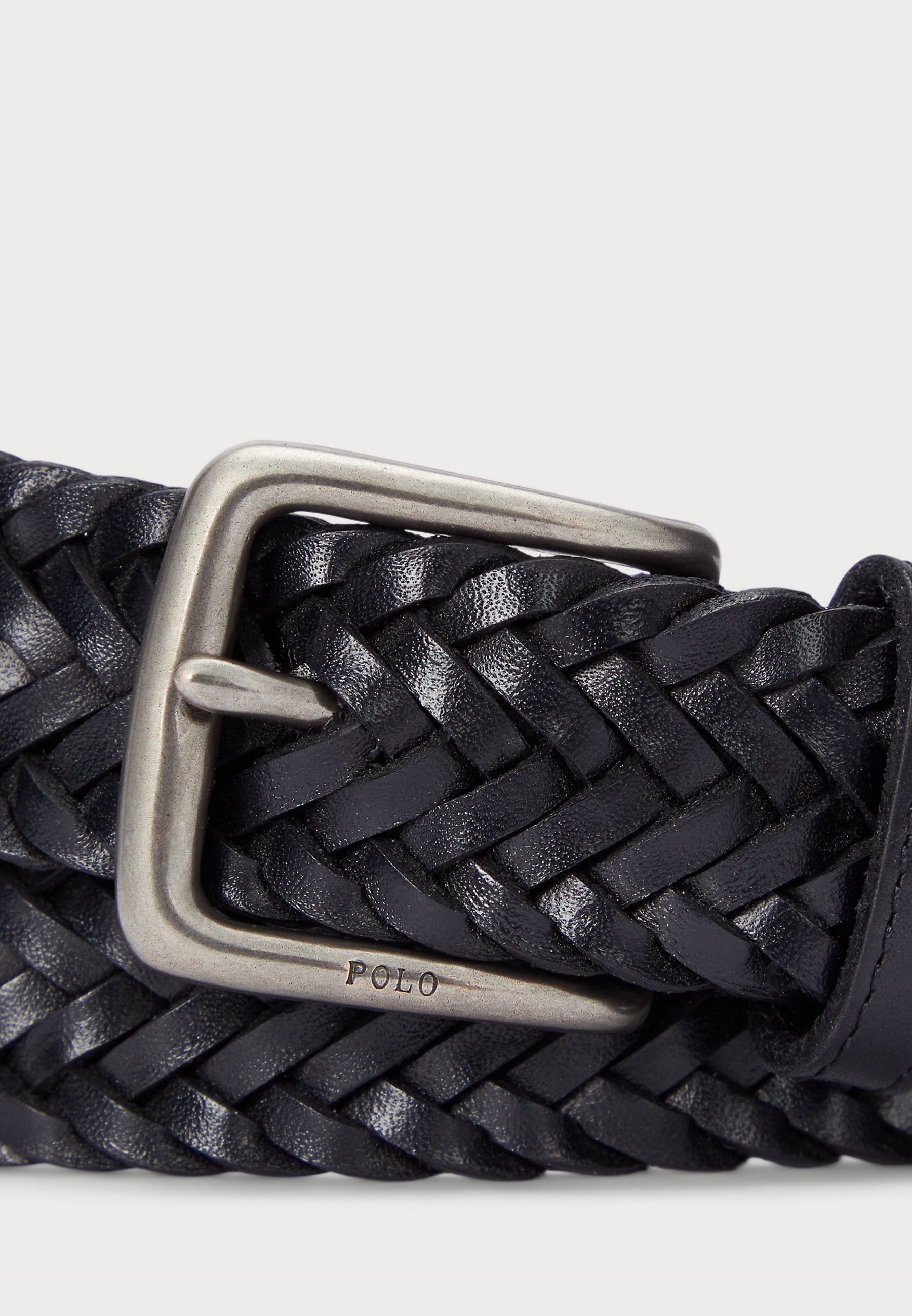 ralph lauren men's black belt