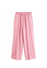 TALL FIT - ELATICATED WAIST WIDE  - Trousers - pink