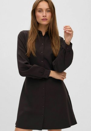 Vero Moda, DRESS VMSALLY MIDI DRESS - Robe chemise - chocolate torte