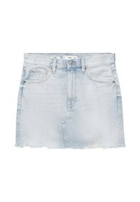 WITH FRAYED - Jupe en jean - light blue