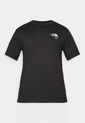 The North Face EXPLORE CARABINER RELAXED TEE UNISEX - T-shirts print - black