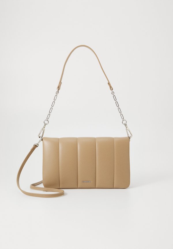 LINE QUILT SHOULDER BAG - Handbag - amphora