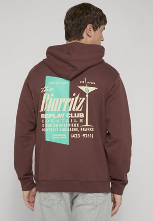 Replay Kapuzenpullover - chocolate