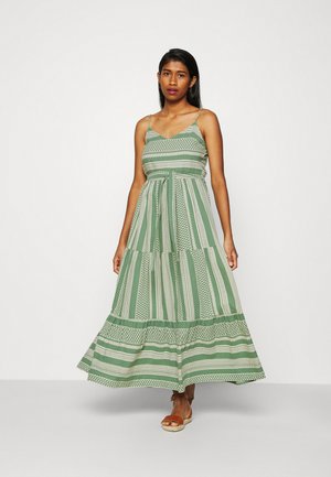 VMDICTHE SINGLET ANCLE DRESS - Maxi šaty - dark ivy/birch