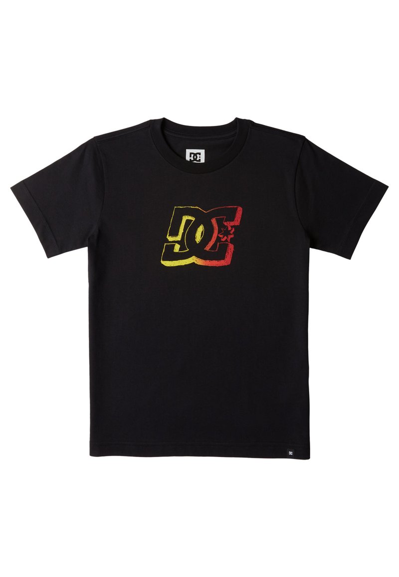 DC Shoes T-shirt print zwart