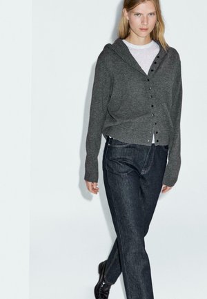 HOODED  - Gilet - grey