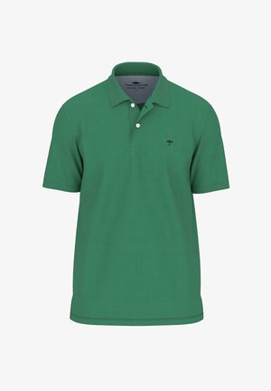 Zöld, rövid ujjú polo ing prémium pamutból. Klasszikus gallérral, három gombbal és egy kis logóval a bal mellen.