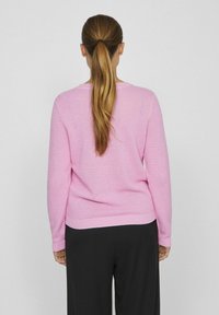 VILA VIDALO O-NECK - Stickad tröja - bonbon