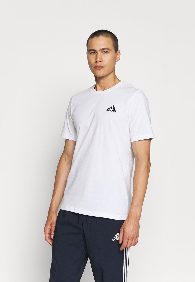 adidas Performance T-shirt basic - white/black