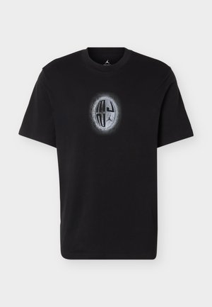Jordan, CREW - Αθλητικό μπλουζάκι - black/white