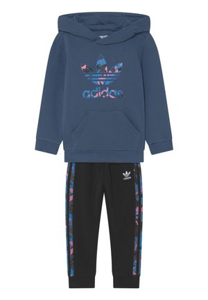 UNISEX SET - Chándal - steel/black