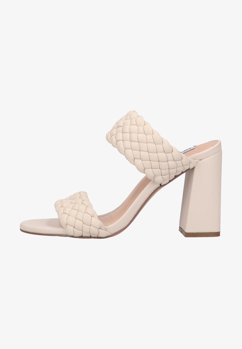 Steve Madden TANGLE - Mules de salto - offwhite