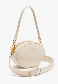 Lacoste SHOULDER - Sac à main - bone white