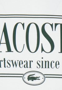 Lacoste UNISEX - T-shirt print - blanc
