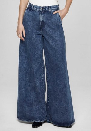 NEW MARLENE - Pernera ancha - medium blue