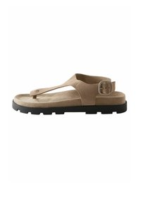 TOE THONG FOOTBED - Sandalai su T formos dirželiu - neutral