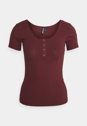 PCKITTE - Basic T-shirt - red mahogany