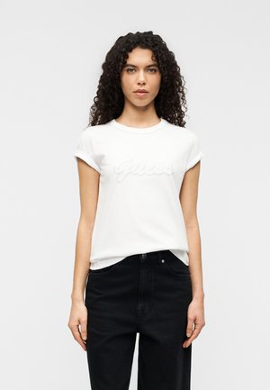 SCRIPT TEE - T-shirt print - pure white