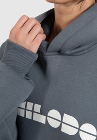 Smilodox LUCIO - UNISEX OVERSIZED - Sweat à capuche - anthrazit