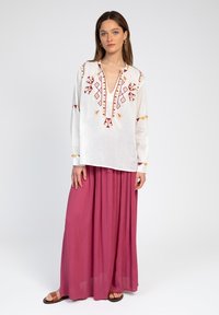 AN'GE ROMELIE - Jupe longue - rose